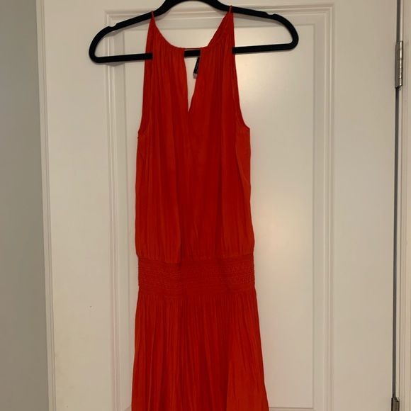 Ramy Brook Shelly Drop Waist Dress, Small, Red - Picture 2 of 6